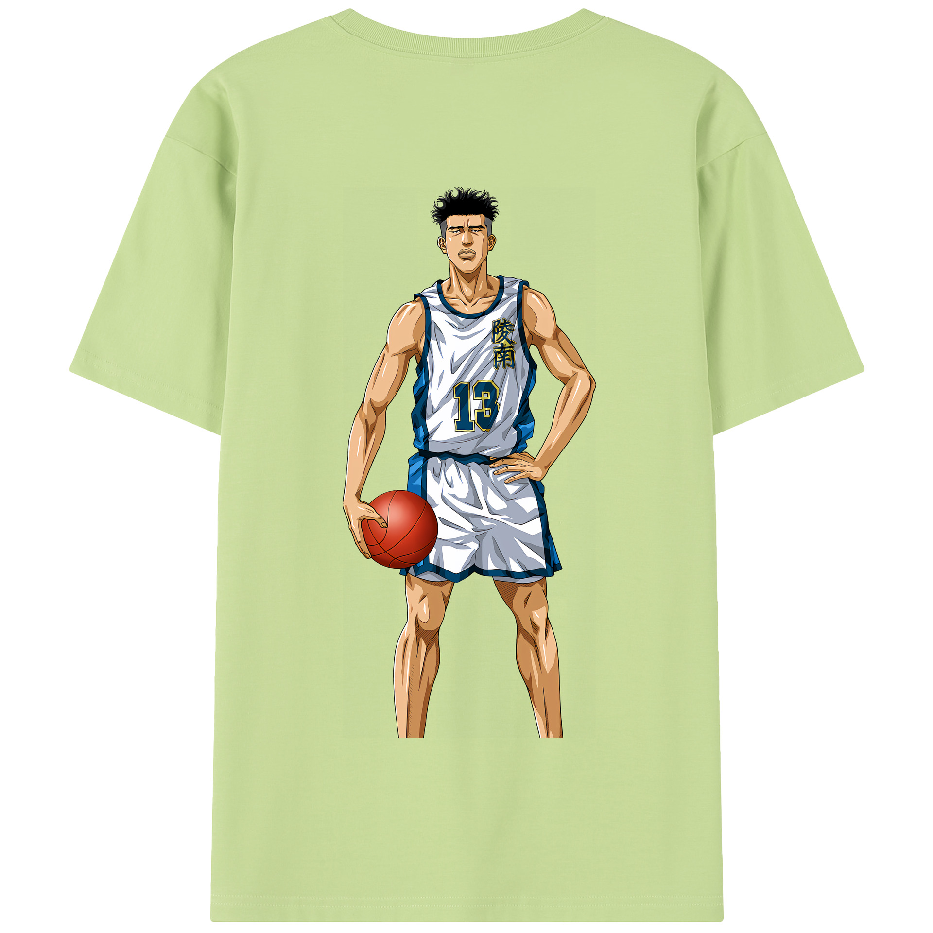 SLAM DUNK／スラムダンク 綿100％半袖Tシャツ（背面プリント）